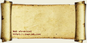 Hristina Perošević vizit kartica